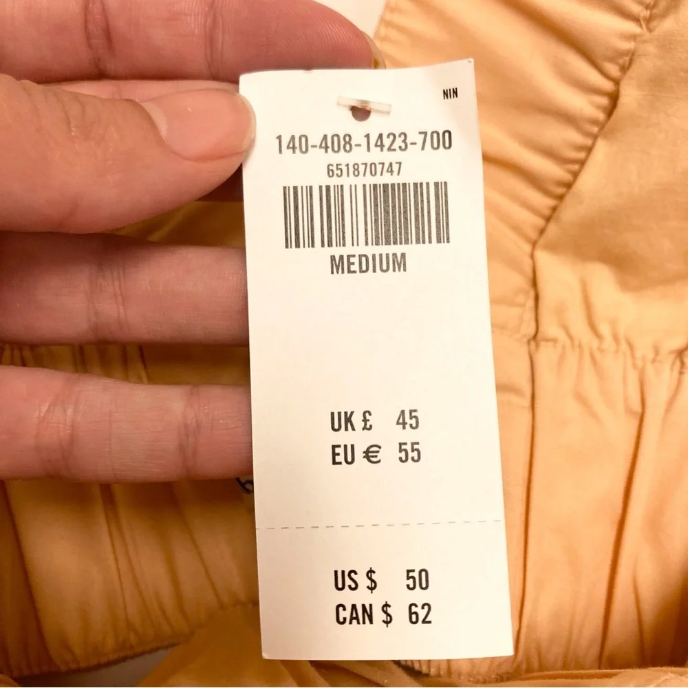 Aber­crom­bie & Fitch | Drama Collar | Ruffle Poplin |  Crop Top | Size M - Picture 8 of 12